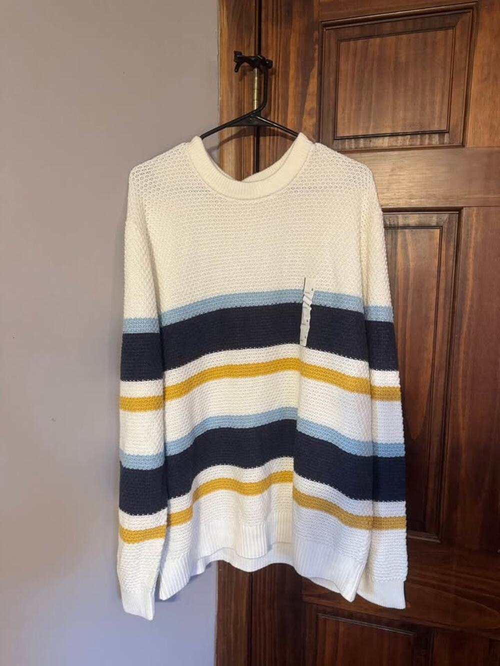 Goodfellow & Co Men's Striped Textured Knit Sweater – XL – New With Tags